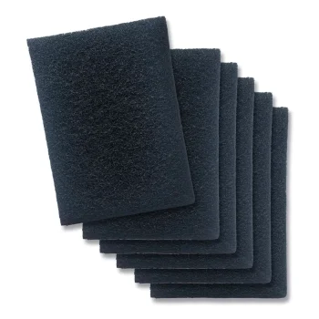 Joseph Joseph Replacement Odour Filters for Waste Bins, 6 Pack, Black