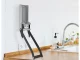 Can and bottle crusher with opener, space-saving design