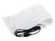 USB Silicone Keyboard, Silent, Waterproof, White