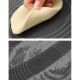 Non-slip Silicone Pastry Baking Dough Rolling Mat (70x50cm) + Pastry Roller Confectionery Silicone (38cm)