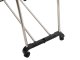 Wardrobe Mobile Coat Rack Double Shelf On Wheels
