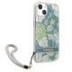 Guess iPhone 13 Case Flower Strap Green