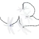 Outdoor Garden Lights \"Dragonfly\" 6.5m 30 LED with Solar Battery, Multicolored