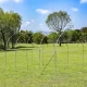 Garden Polytunnel Greenhouse 4x2x2 m 8m2 UV Foil Metal Frame