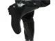 Fishing Chest Waders with Braces, Size 43, Black