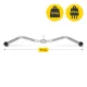 4FIZJO Revolving EZ Cable Attachment Bar, 75 cm, Silver
