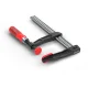 Screw Clamp Set Bessey TGA25SET-135, 2 pcs, 250 x 120 mm, Black/Red