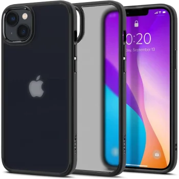 Spigen Ultra Hybrid Case for iPhone 14 Plus, Matte Black