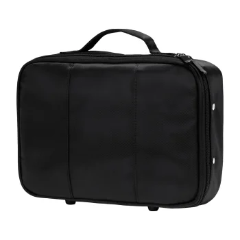 Hairdresser and Barber Tool Case Organizer, Black Fabric