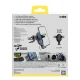 Sbs TESUPWIR10CLIPSTG Car Phone Holder with 10W Wireless Charger, Black