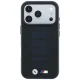 BMW M Blue Perfo Metal Logo MagSafe Case for iPhone 18 Pro / 17 Pro, Black