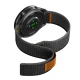 Spigen Athlex Air Watch Strap for Garmin 22mm Quick Release, Black and Orange