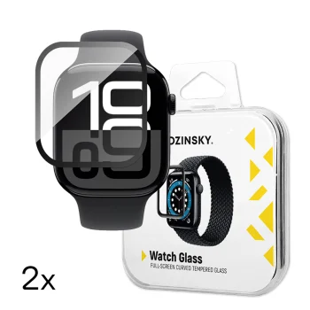 Wozinsky Full Glue apsauginis stiklas Apple Watch 10 46mm, 2 vnt.
