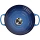 Cast Iron Casserole Le Creuset Signature Round 24 cm, 4.2 L, Azure Blue