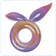 Inflatable Swimming Ring with Glitter and Mermaid Tail Galaxy, 94 cm