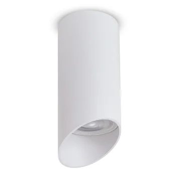 Maclean MCE360 W Surface Mounted Luminaire, GU10, Aluminum, White