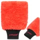 Car Wash Mitt Xtrobb Coral Fleece 26.5 x 18 cm, Red and Black