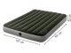 INTEX Double Inflatable Air Mattress with Built-in Foot Pump, 191x137 cm 64762