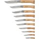 Opinel Traditional 10-Piece Pocket Knife Collector Set Wood Box