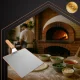 Ruhhy 00021746 Pizza Peel with Silicone Mitt, Silver/Brown