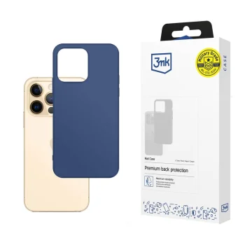 Dėklas 3mk Matt Case, skirtas Apple iPhone 13 Pro, tamsiai mėlynas