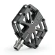 Rockbros C525 Carbon Fiber Platform Bike Pedals (Black)