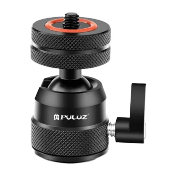 PULUZ PU1057B Multifunctional Tripod Ball Head Adapter, Black
