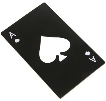 Ace of Spades Bottle Opener DA50, Black