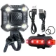 Bicycle LED Light Set with Horn