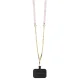 Guess Crossbody 4G Metal Logo Case for iPhone 15 Plus, Pink