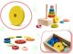 Wooden Educational Puzzle Toy, Tower of Hanoiwith Ring Pyramid