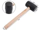 Rubber Mallet with Wooden Handle, 25 cm