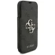 Guess Book 4G Metal Logo Wallet Case for iPhone 18 Pro / 17 Pro - Black