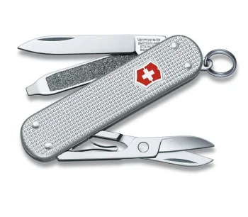 Victorinox Classic Alox Pocket Knife, Silver