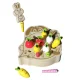 Bakalu Wooden Magnetic Skill Game Rabbit and Carrots KZ0961
