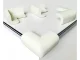 Foam Corner Guards for Furniture Safety, White, 4 Pack