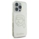 Karl Lagerfeld iPhone 16 Pro Max чехол IML Rhinestones Karl Head, прозрачный