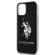 Apple iPhone 12 Pro Max 6.7\'\' US Polo Shiny Big Logo Case Cover (USHCP12LTPUHRBK), Black