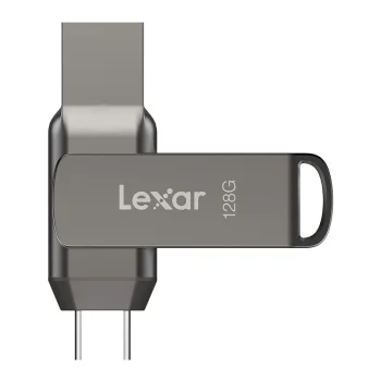 USB Flash Drive Lexar JumpDrive D400 Dual USB Type-C / Type-A 3.1 128GB