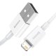 Baseus Superior USB to Apple iPhone Lightning Data Charging Cable 2.4A, 0.25m, White