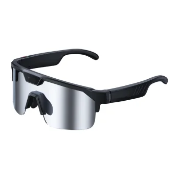 Zeblaze Q01 AI Smart Sports Sunglasses with Camera, Silver