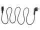 Maclean MCTV-691 Power Cable, EU to IEC C13, 3-Pin, 1.5m