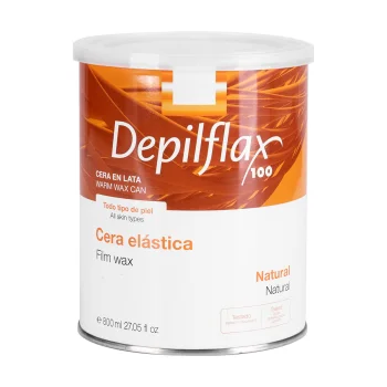 Depilflax Natural Depilatory Wax Can, 800 ml