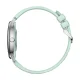 Women\'s Smartwatch COLMI L28 Silver-Green Leather Strap