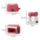 Kids Kitchen Accessories Set with Toy Mixer Toaster & Microwave 26pcs 24902