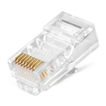 RJ45 Modular Plug for UTP CAT6 Cable, 100 pcs