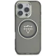 Guess IML Metal Mountain Logo MagSafe Case for iPhone 16 Pro - Black