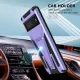 Google Pixel 7 Built-in Metal Sheet PC + TPU Hybrid Case Cover, Purple