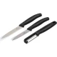 Victorinox Swiss Classic 3-Piece Vegetable Knife Set with Peeler, Black