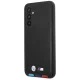 BMW Samsung Galaxy A54 Case Leather Stamp Tricolor, Black